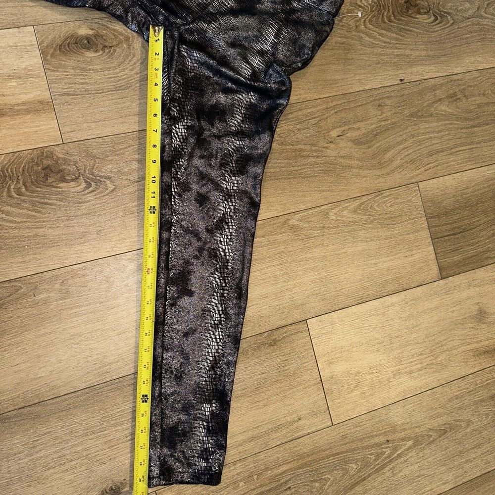 Jennifer Lopez Women's Jegging Black Snakeskin Size Large‎ Mid Rise NEW - Picture 5 of 8